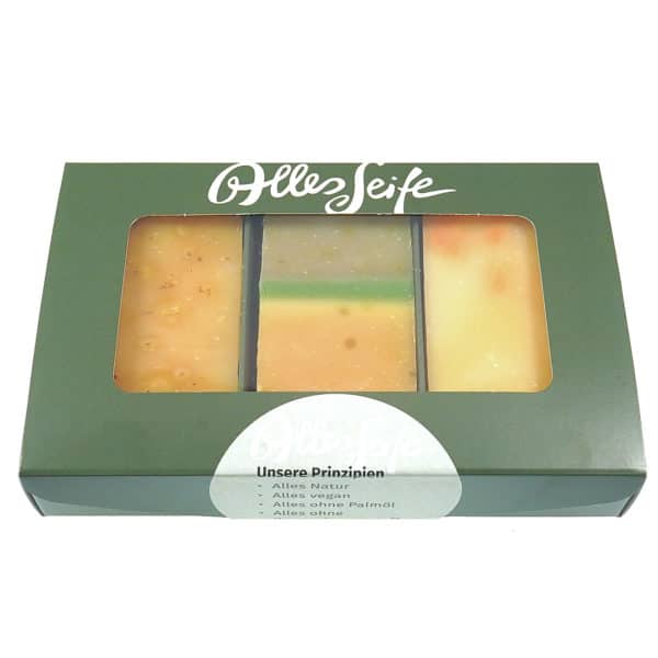 TRIO Sommerbrise Geschenkbox Naturseifen