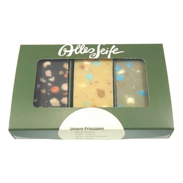 TRIO Tonerde Geschenkbox Naturseifen
