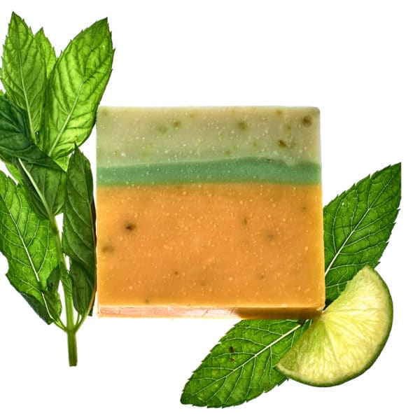 Minze-Limette Naturseife – Bild 2